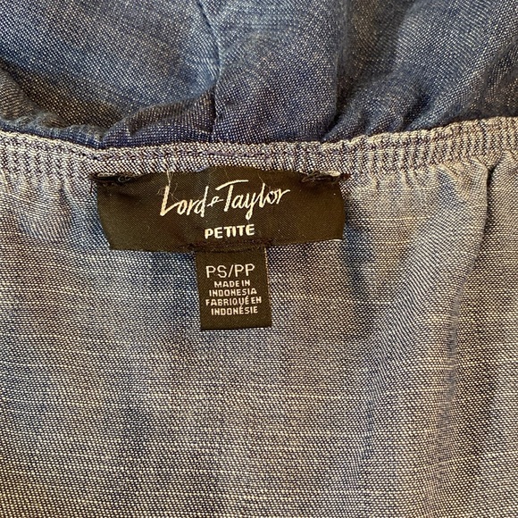 Lord & Taylor - denim look dress  Size S. petite - Picture 3 of 6
